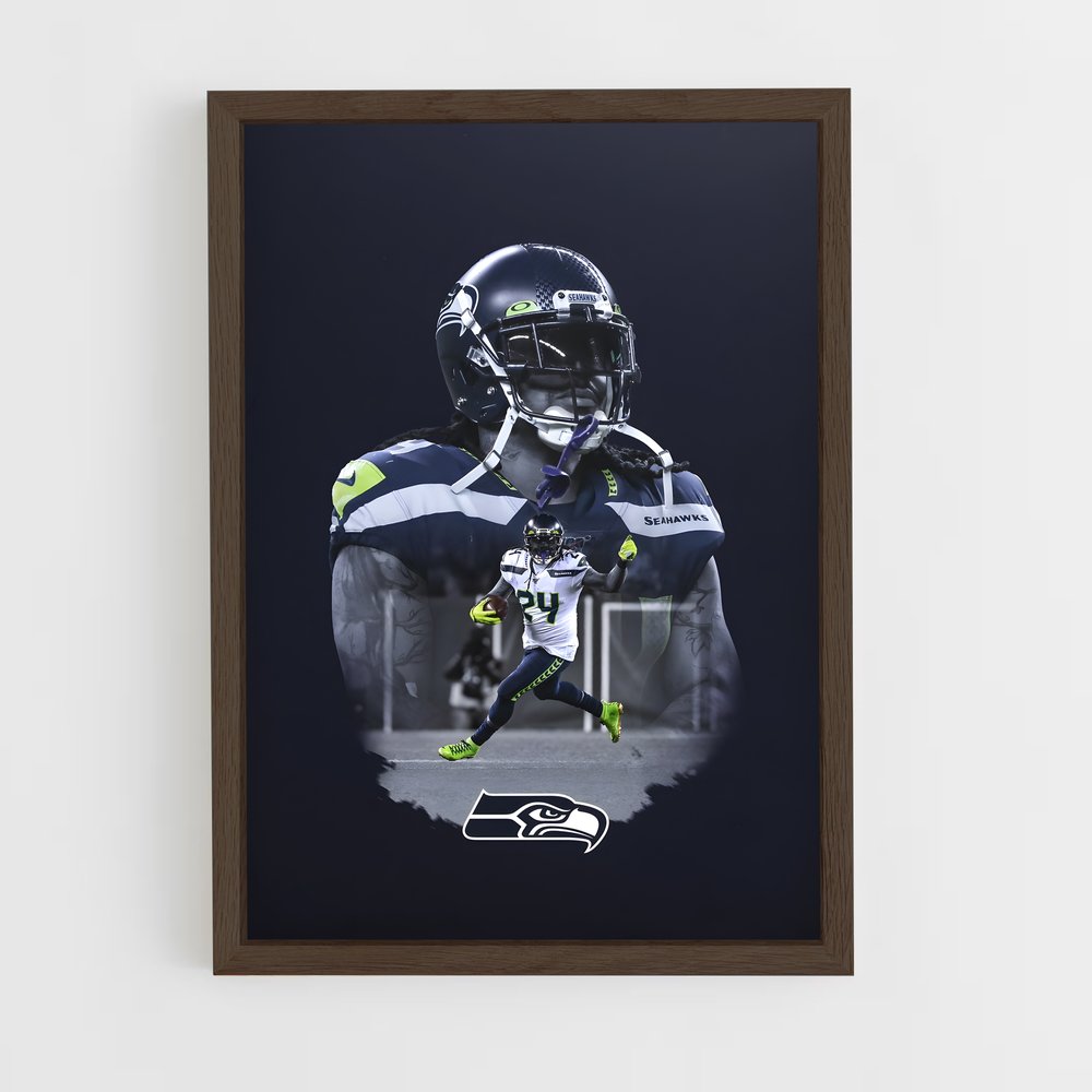 Poster Seahawk Spirit – affiche Football US (vue 5)