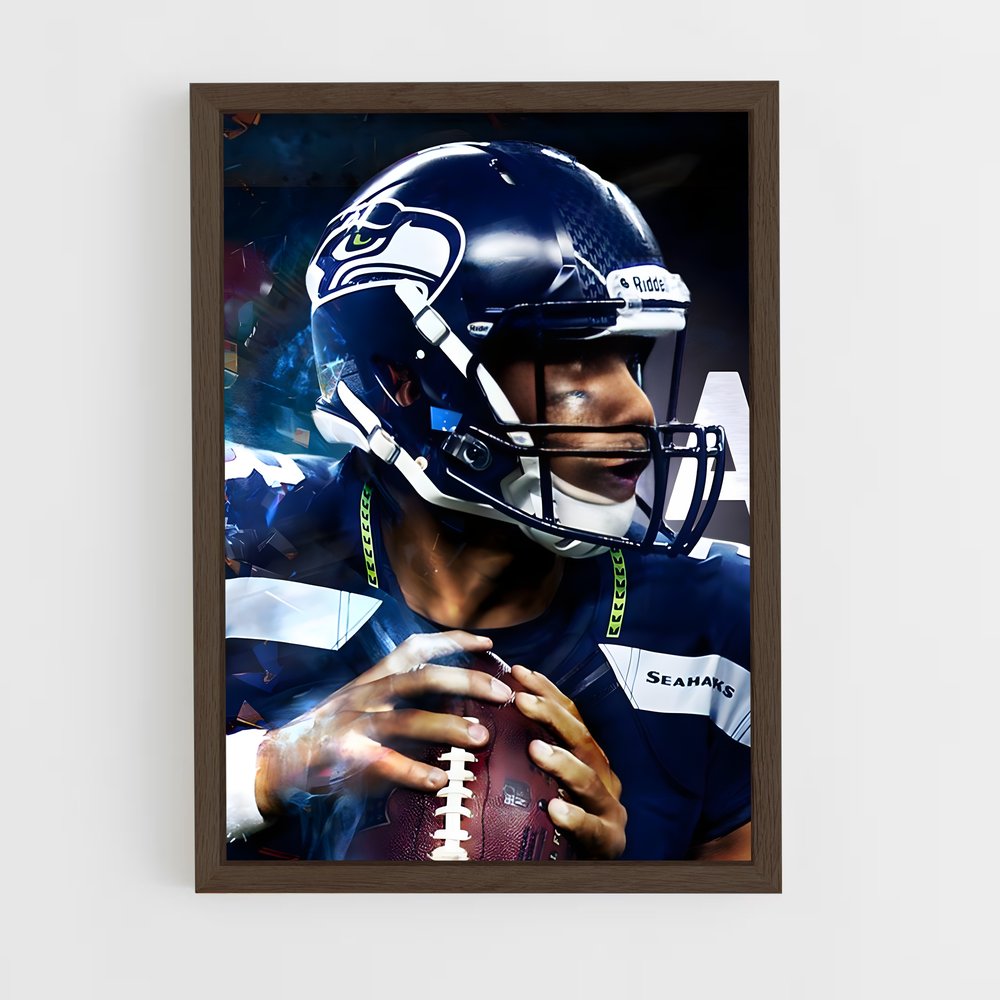 Poster Quarterback Dynamique – affiche Football US (vue 5)