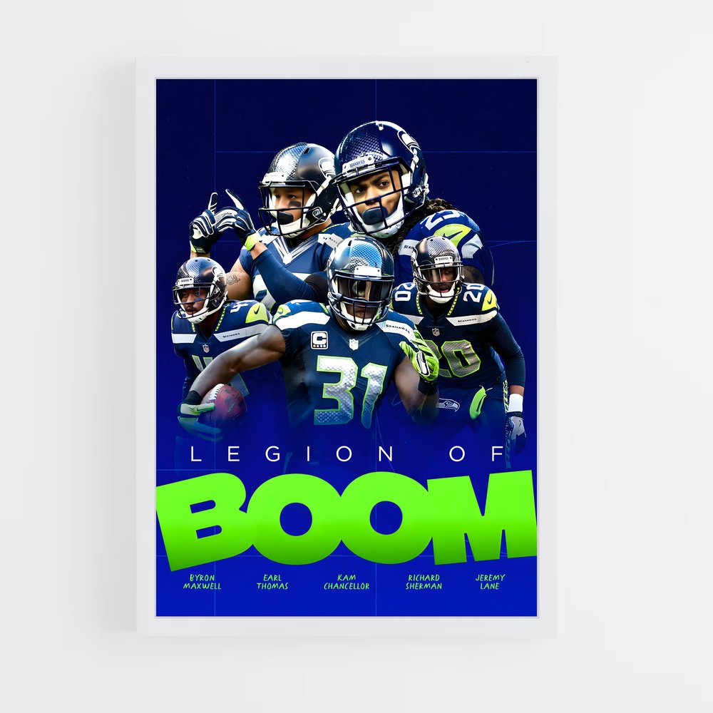 Poster Legion of Boom – affiche Football US (vue 3)