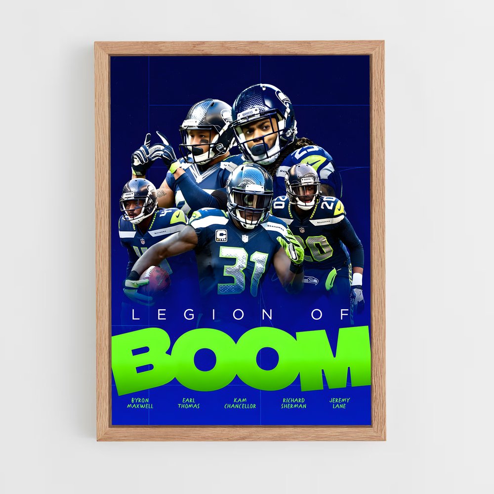 Poster Legion of Boom – affiche Football US (vue 4)