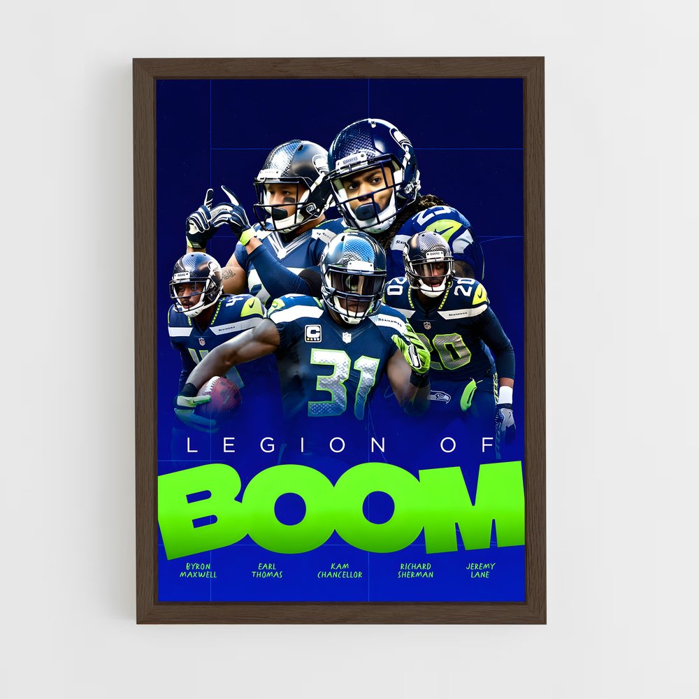 Poster Legion of Boom – affiche Football US (vue 5)
