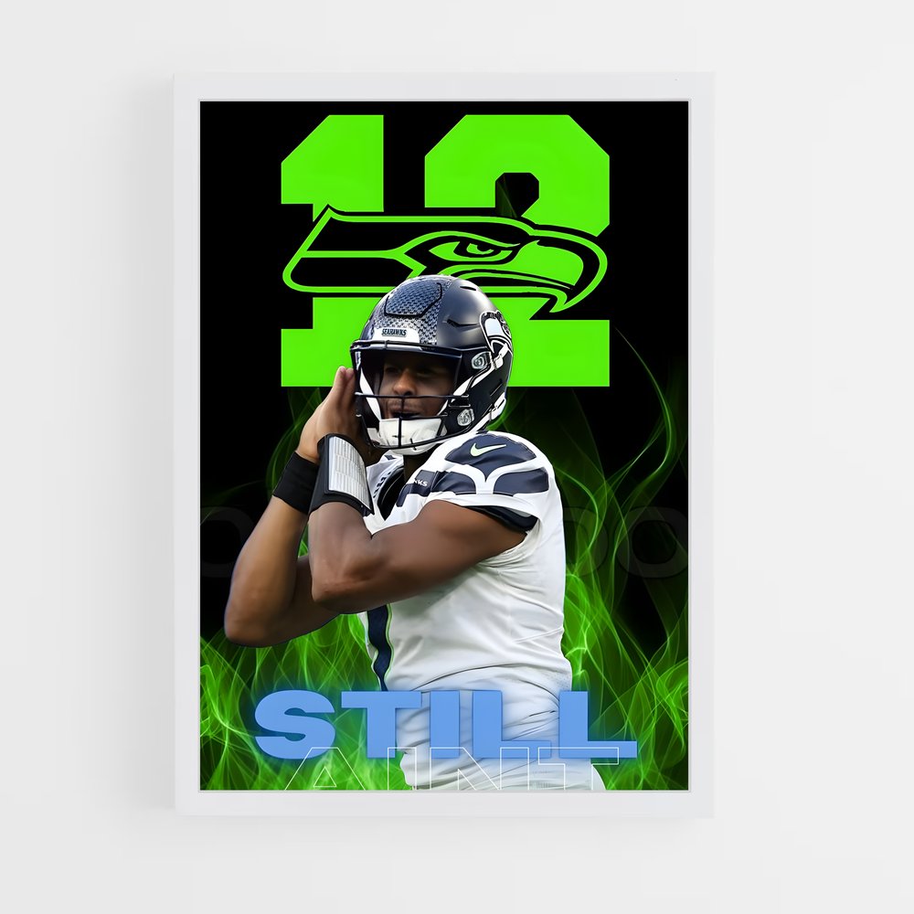 Poster Fan des Hawks – affiche Football US (vue 3)
