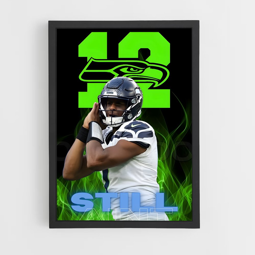 Poster Fan des Hawks – affiche Football US (vue 2)
