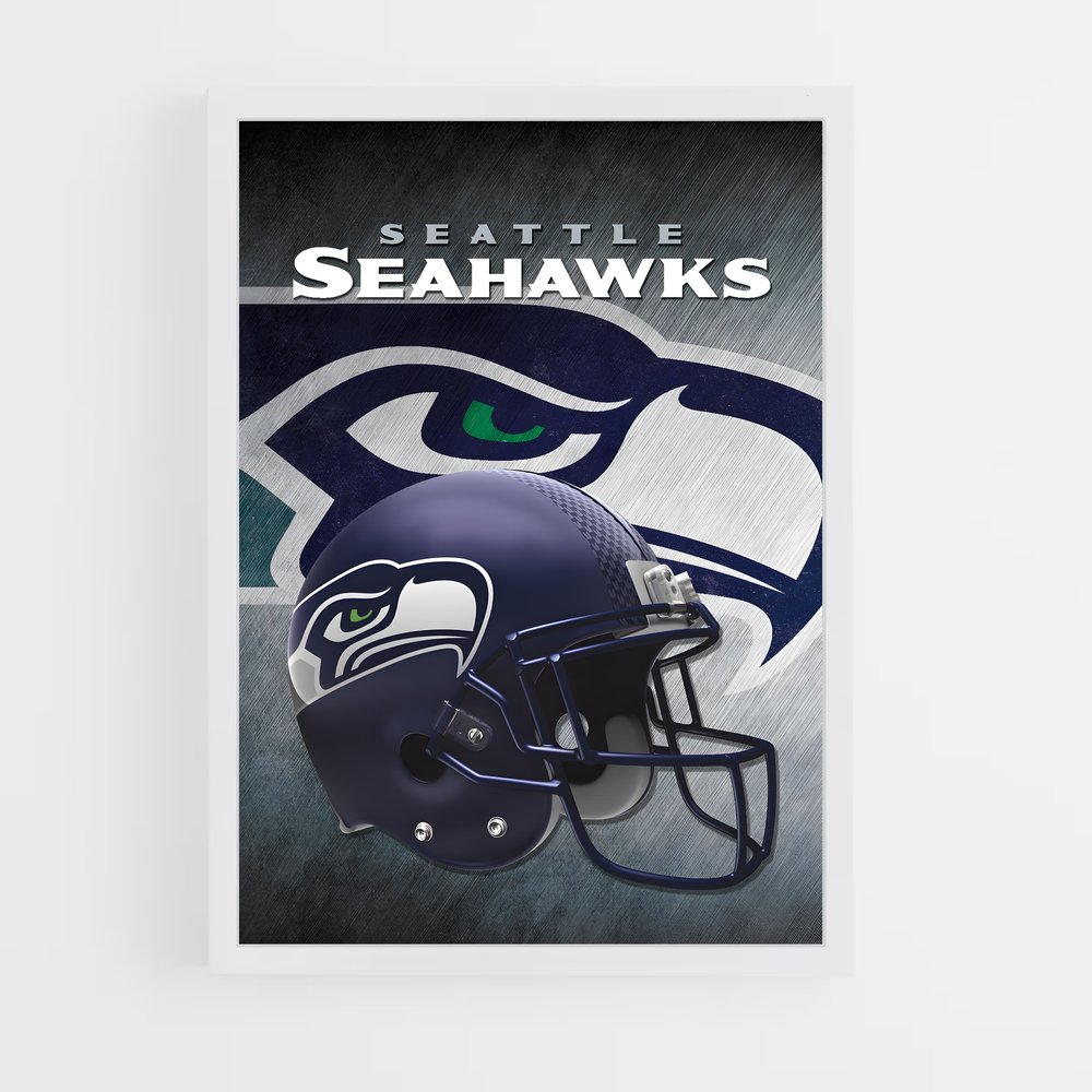 Poster Seahawks Power – affiche Football US (vue 3)