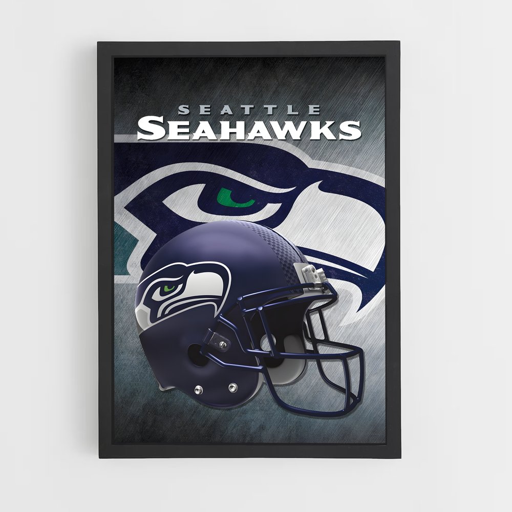 Poster Seahawks Power – affiche Football US (vue 2)