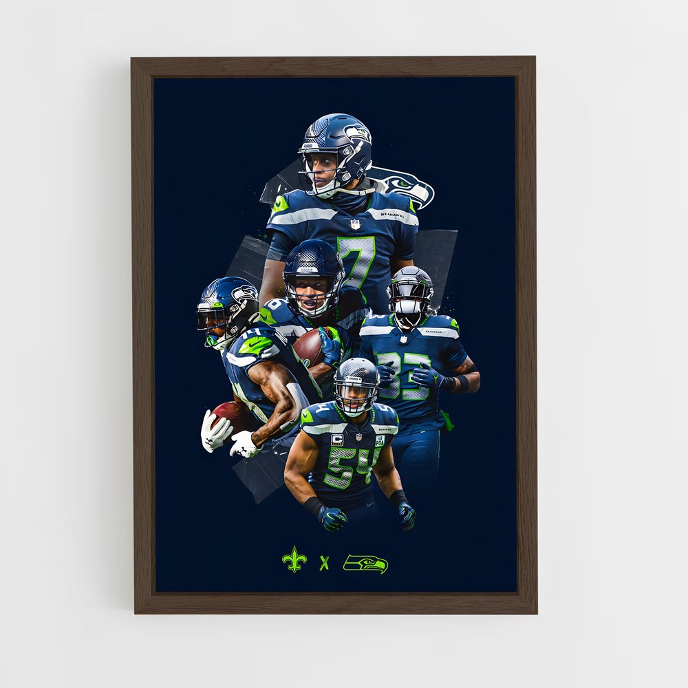 Poster L'Esprit des Seahawks – affiche Football US (vue 5)