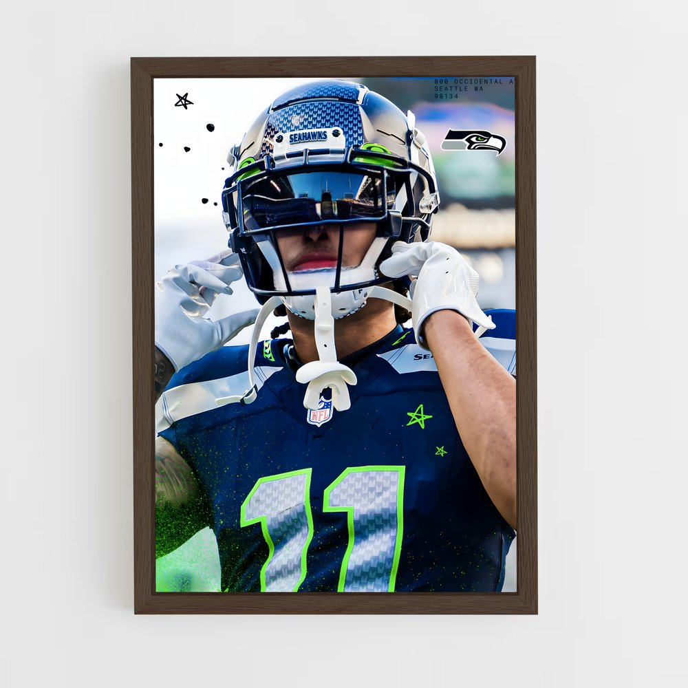 Poster Fierté Seahawk – affiche Football US (vue 5)