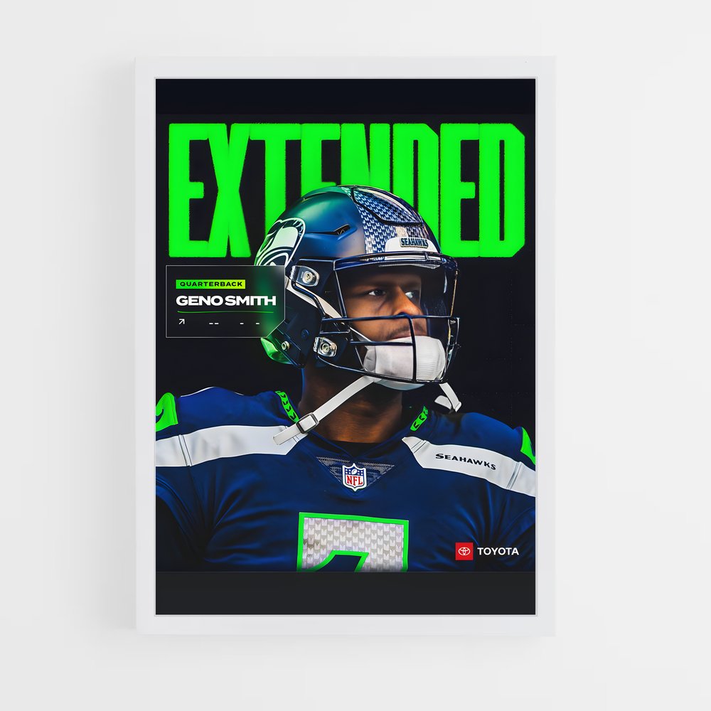 Poster Seahawks Extension – affiche Football US (vue 3)