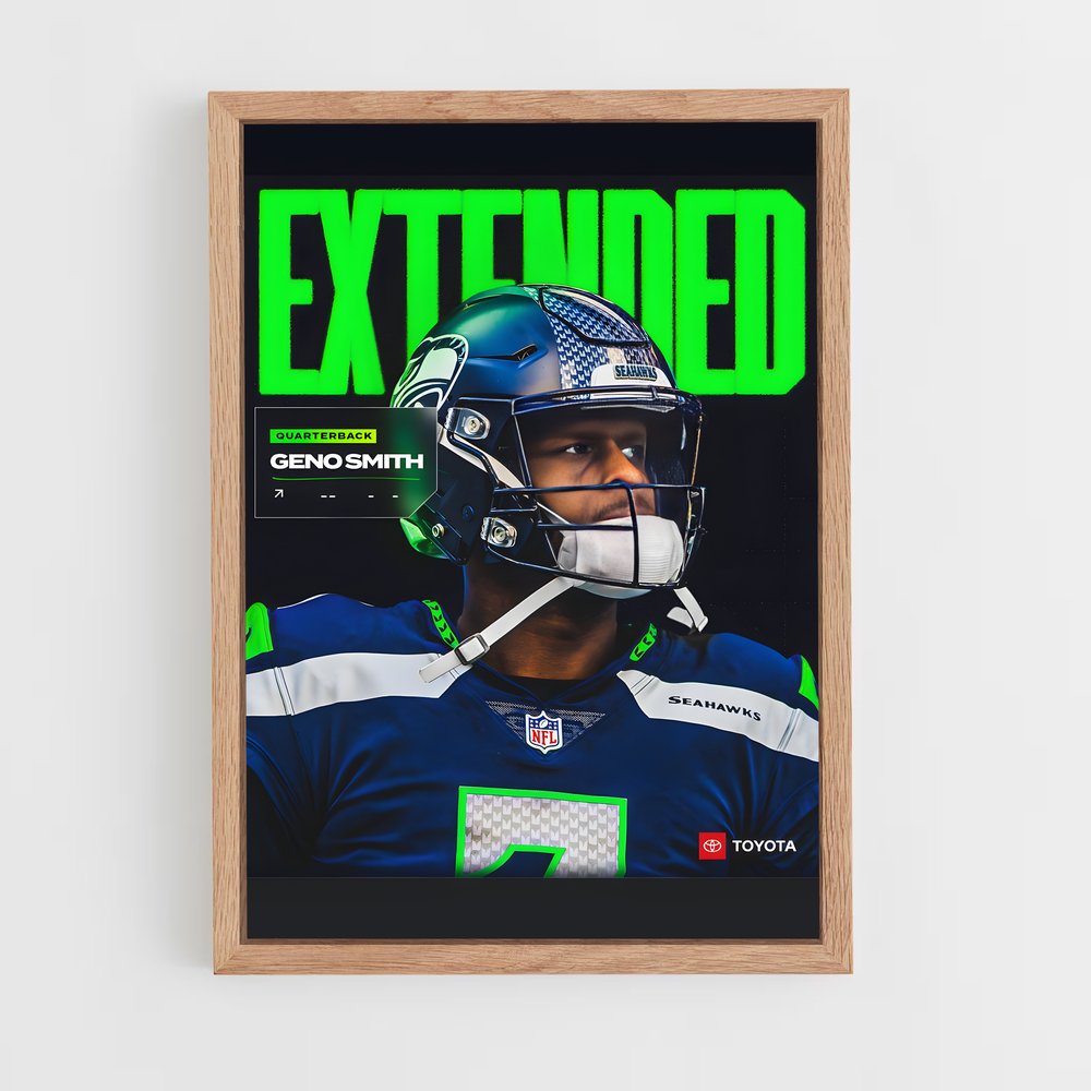 Poster Seahawks Extension – affiche Football US (vue 4)