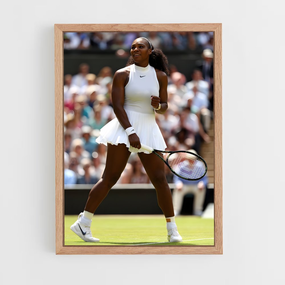 Poster Serena Williams Jupe – affiche Tennis (vue 4)