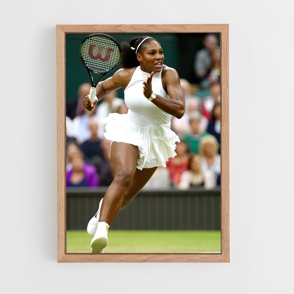 Poster Serena Williams Course – affiche Tennis (vue 4)