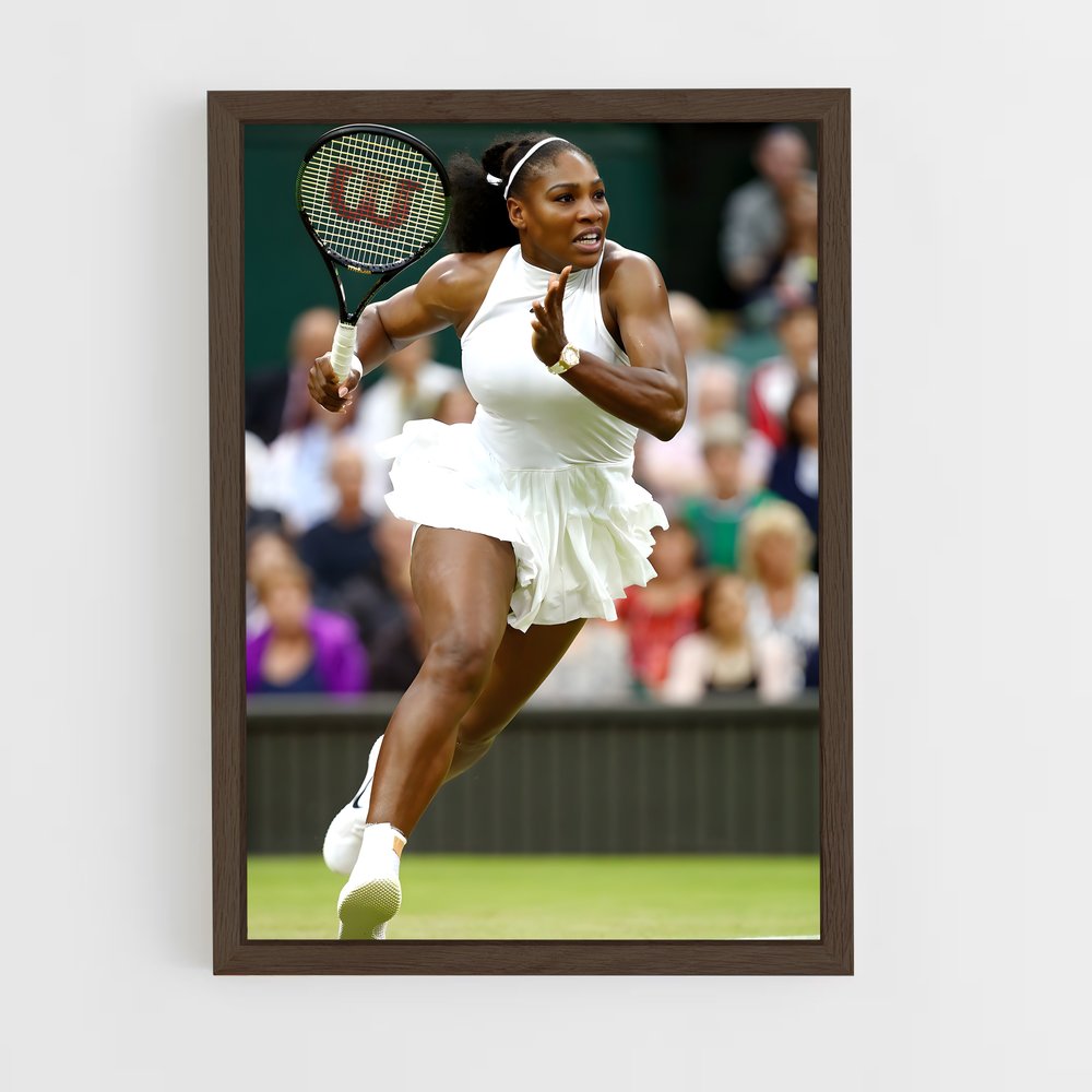Poster Serena Williams Course – affiche Tennis (vue 5)