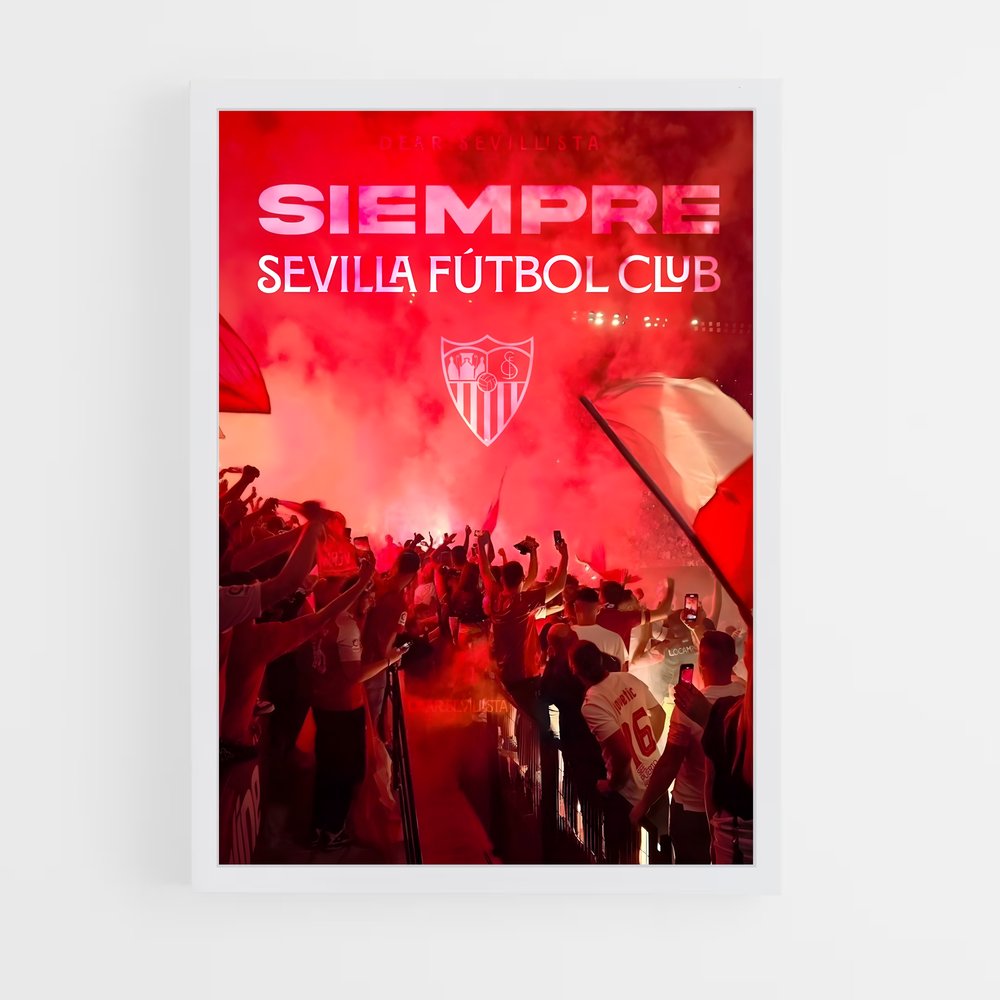 Poster Siempre Sevilla FC – affiche Football (vue 3)