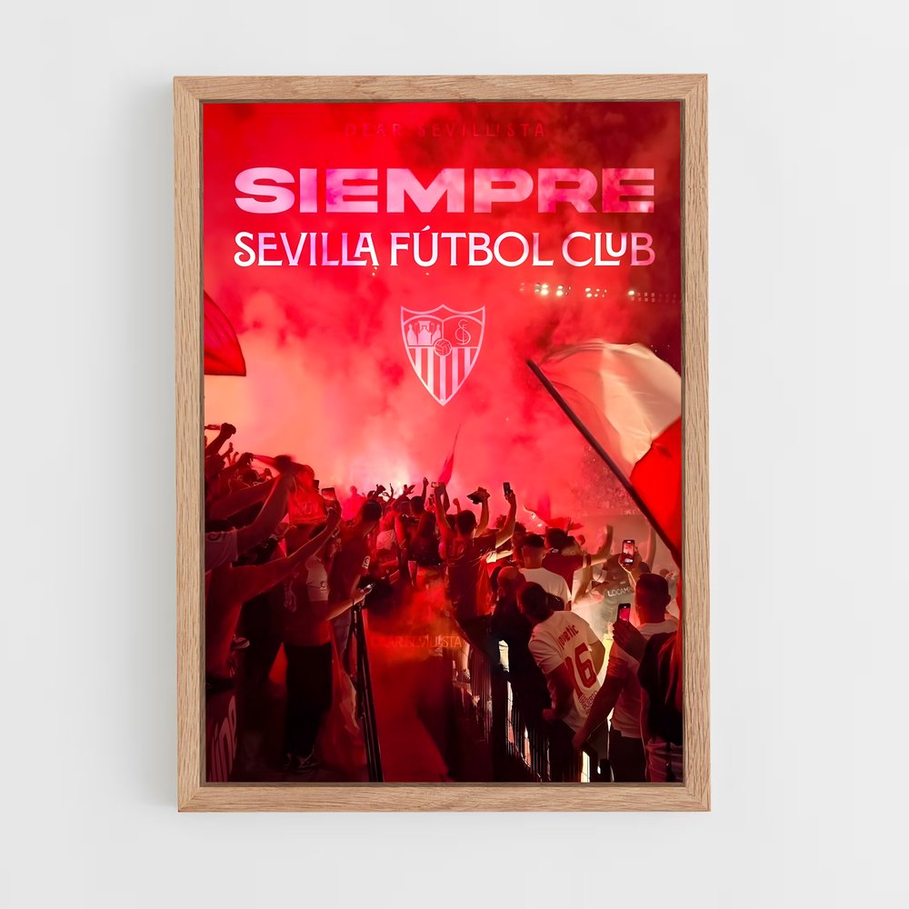 Poster Siempre Sevilla FC – affiche Football (vue 4)