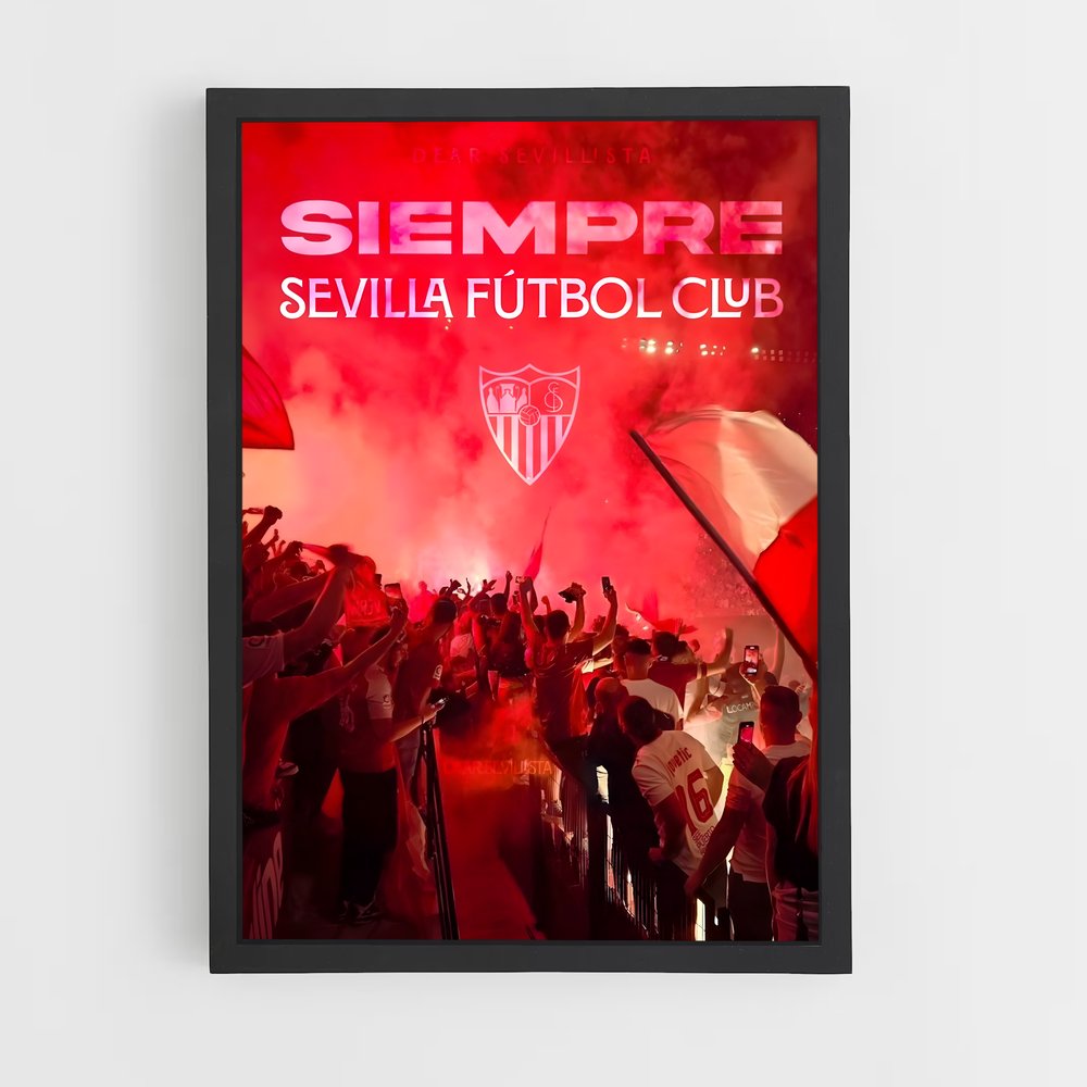 Poster Siempre Sevilla FC – affiche Football (vue 2)