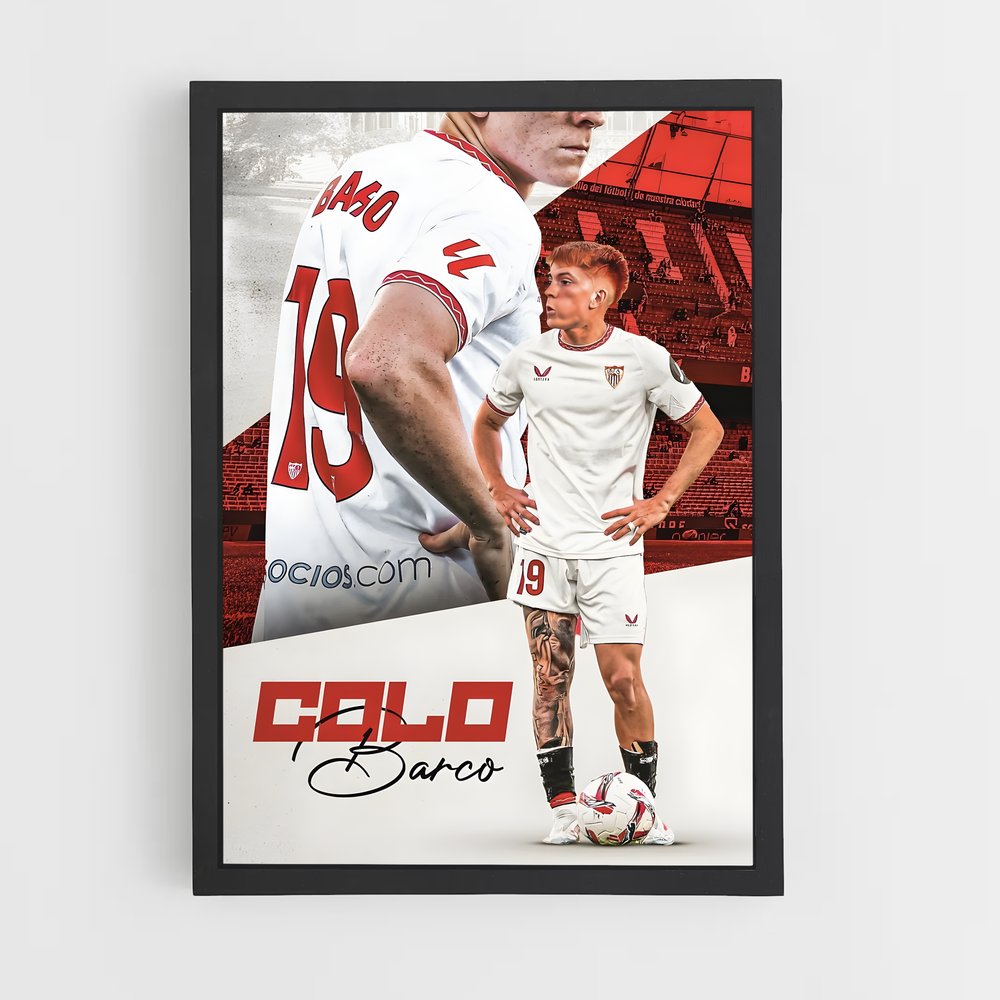 Poster Passion Sévilliste – affiche Football (vue 2)