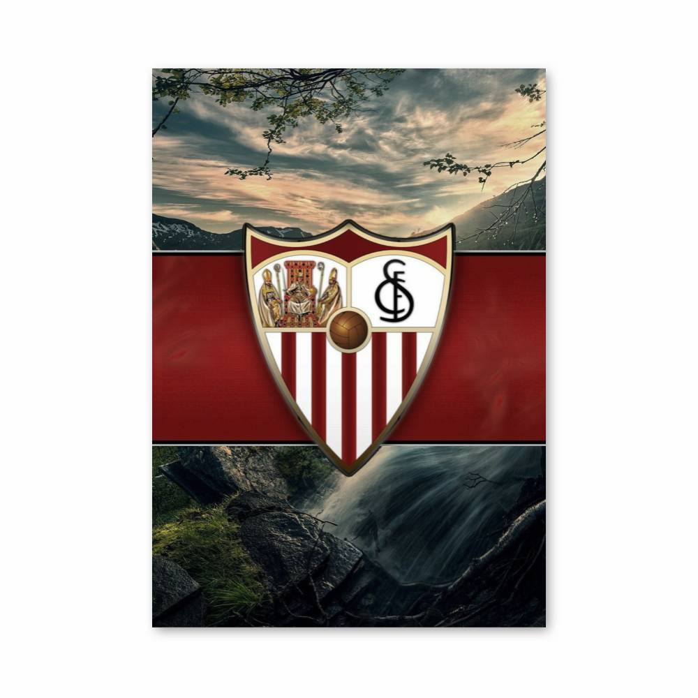 Poster Sevilla Écusson Élégant
