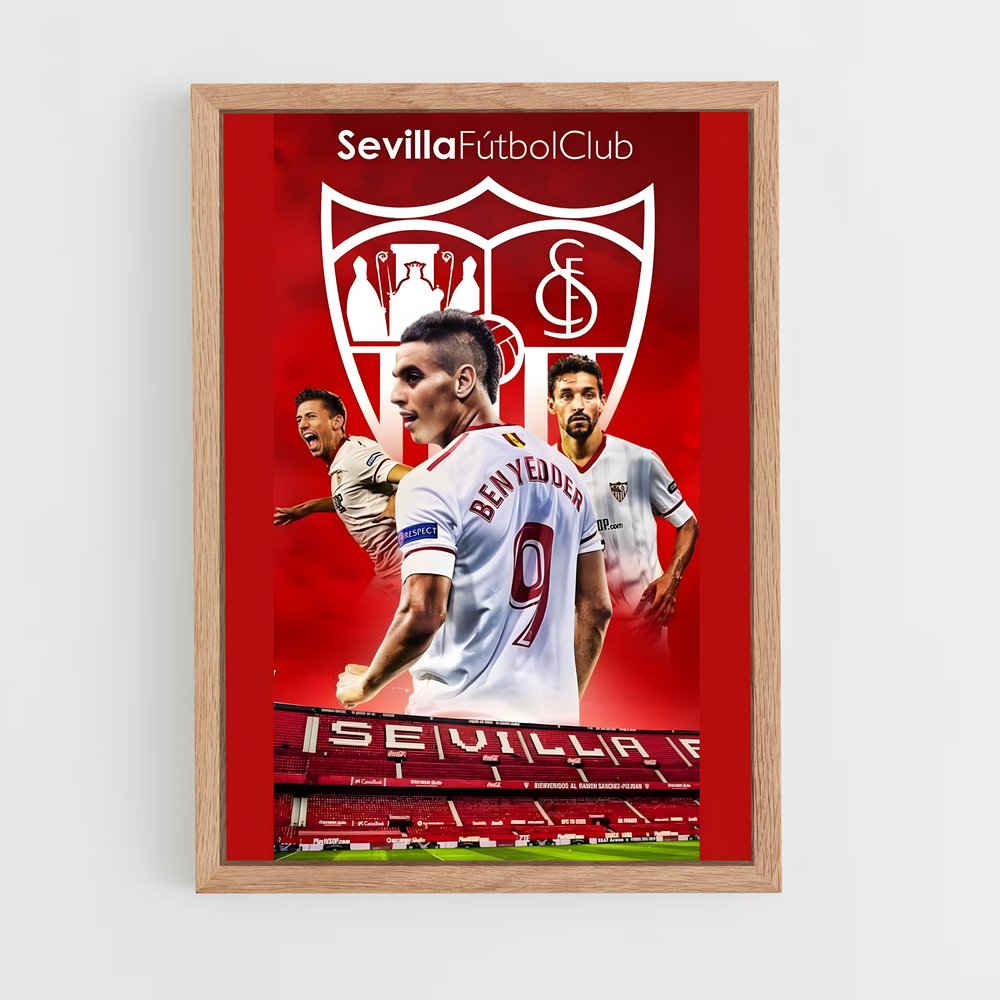 Poster Passion Sevilla – affiche Football (vue 4)