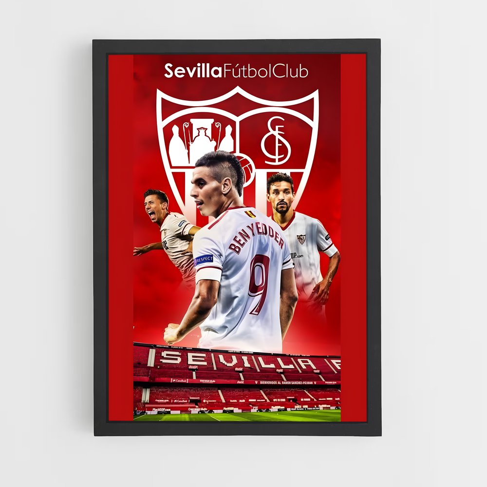 Poster Passion Sevilla – affiche Football (vue 2)