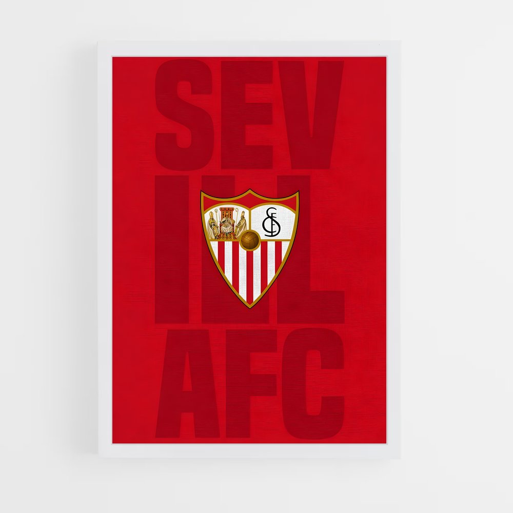 Poster Sevilla FC Passion – affiche Football (vue 3)