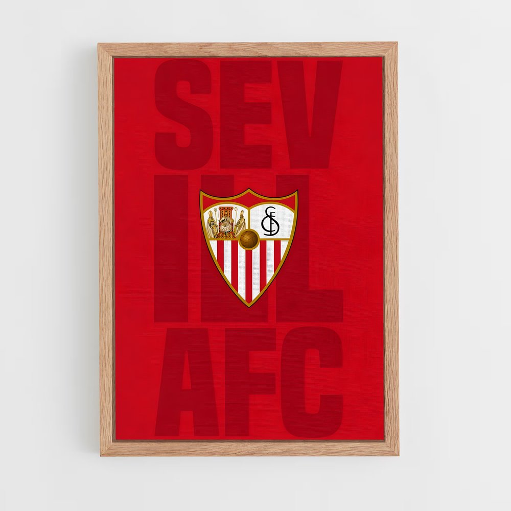 Poster Sevilla FC Passion – affiche Football (vue 4)