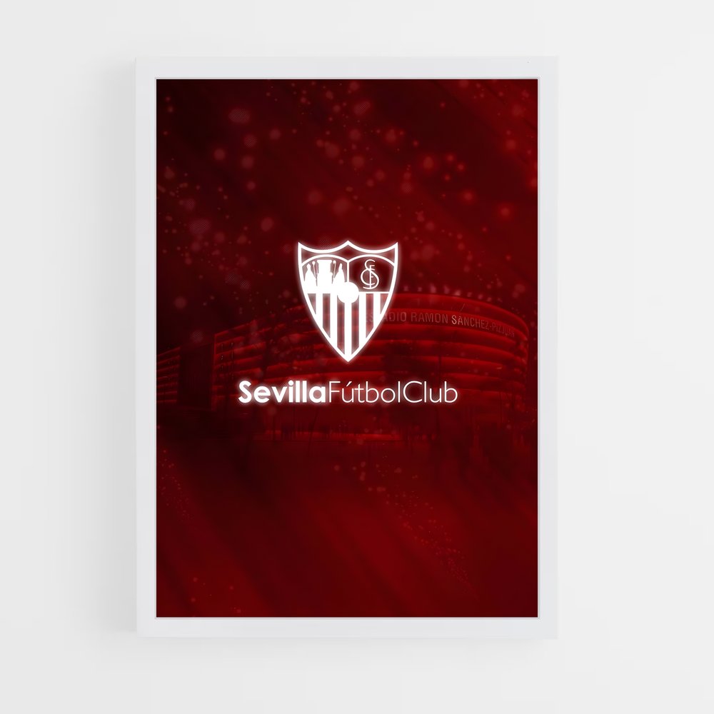 Poster Sevilla Fútbol Club Passion – affiche Football (vue 3)