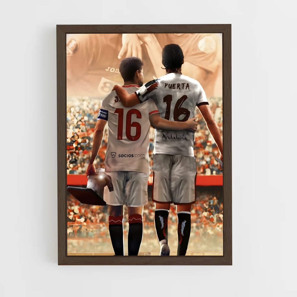 Poster Fraternité Sevilla – affiche Football (vue 5)