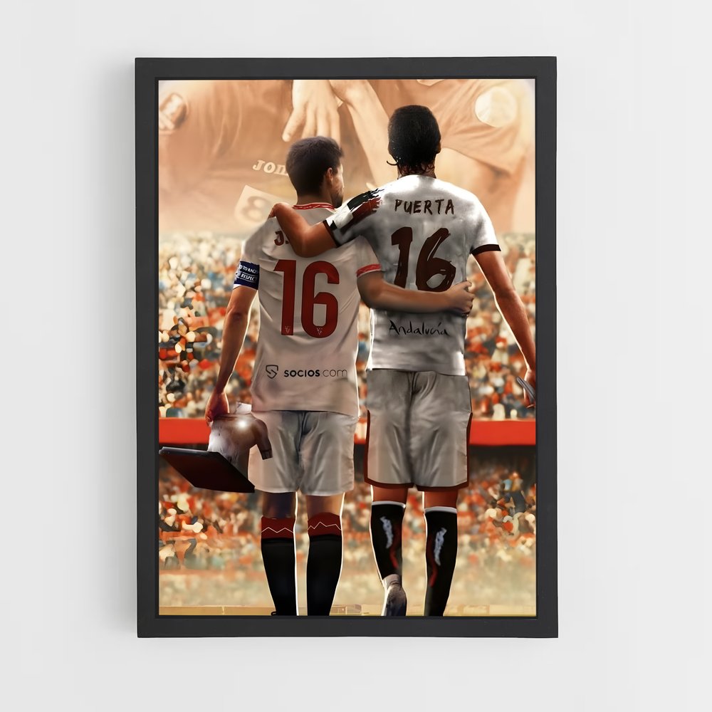 Poster Fraternité Sevilla – affiche Football (vue 2)