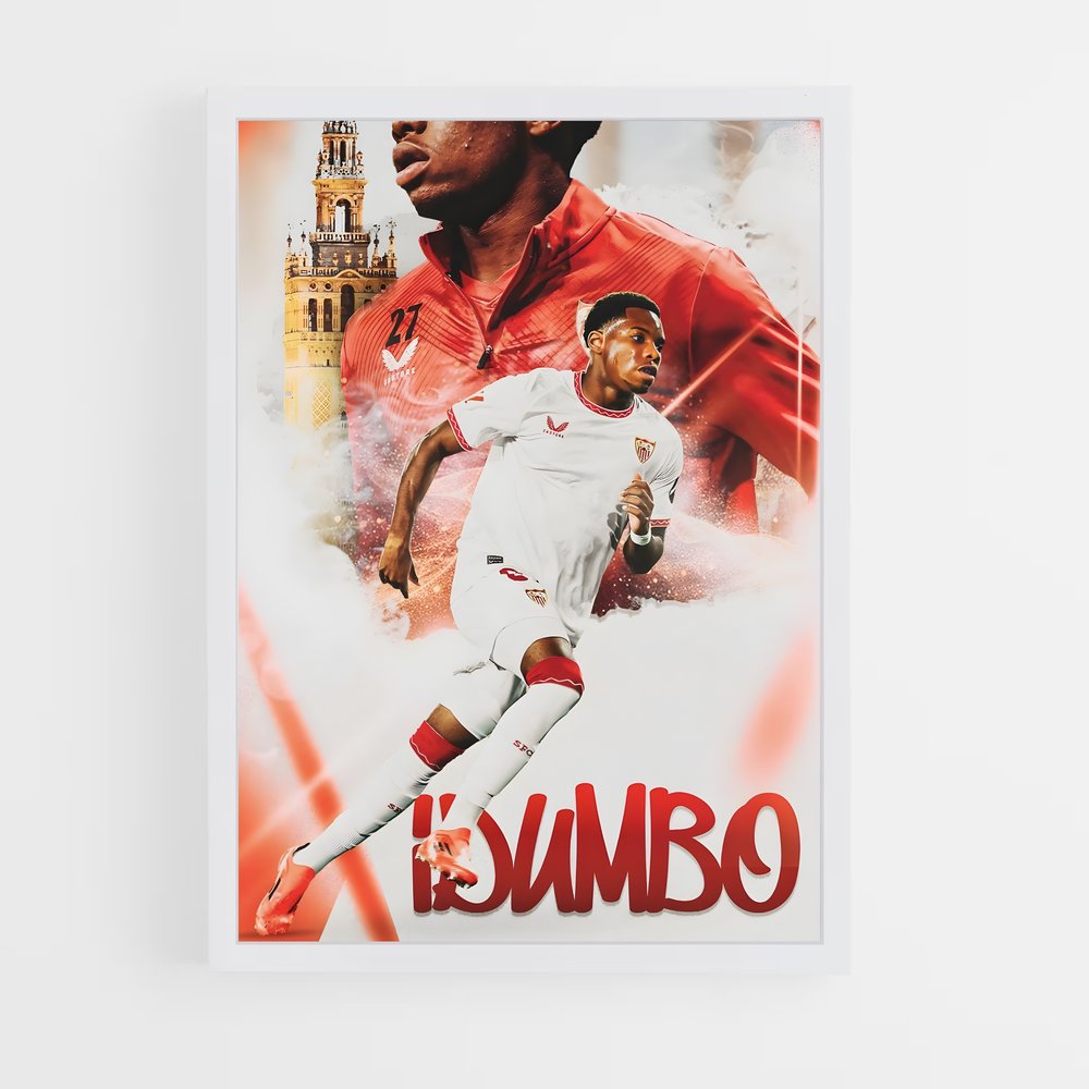 Poster Dynamisme Sévillan – affiche Football (vue 3)
