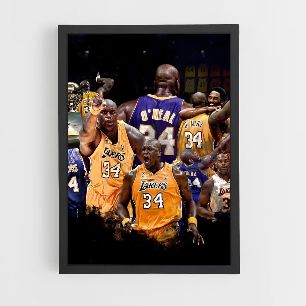 Poster Dominance & Victory – affiche Basketball (vue 2)