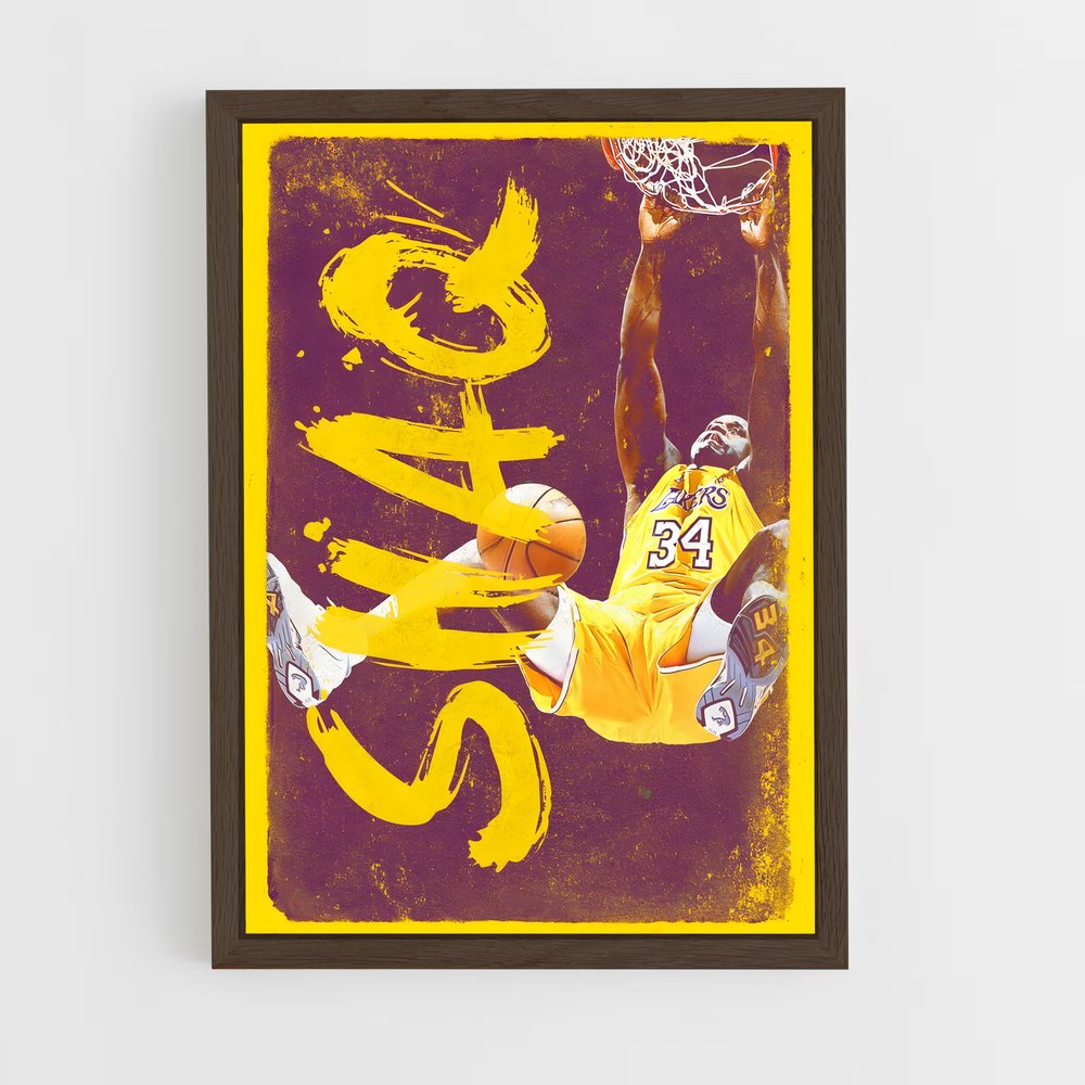 Poster Slam Dunk Shaq – affiche Basketball (vue 5)