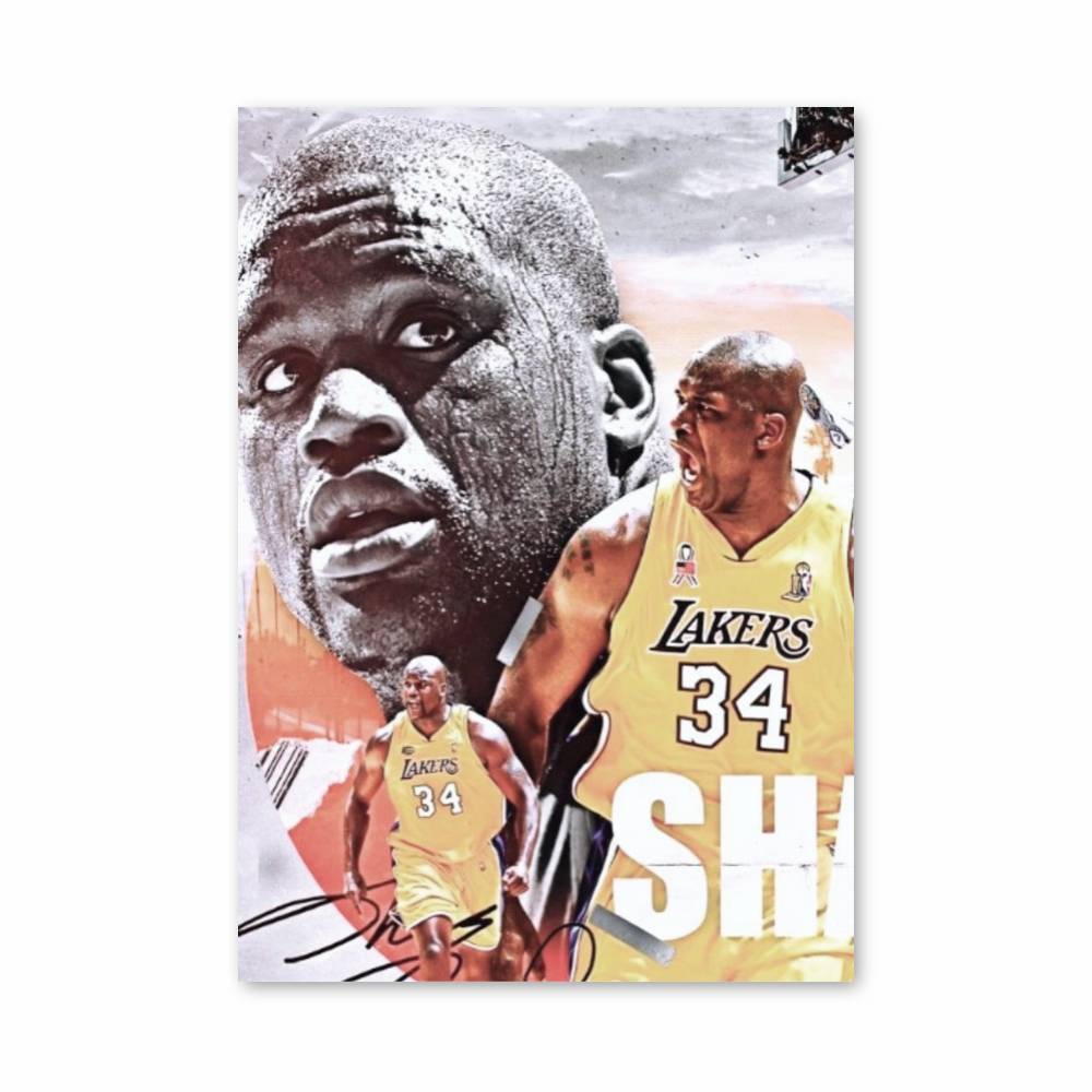 Poster Dominance sur le Terrain – affiche Basketball