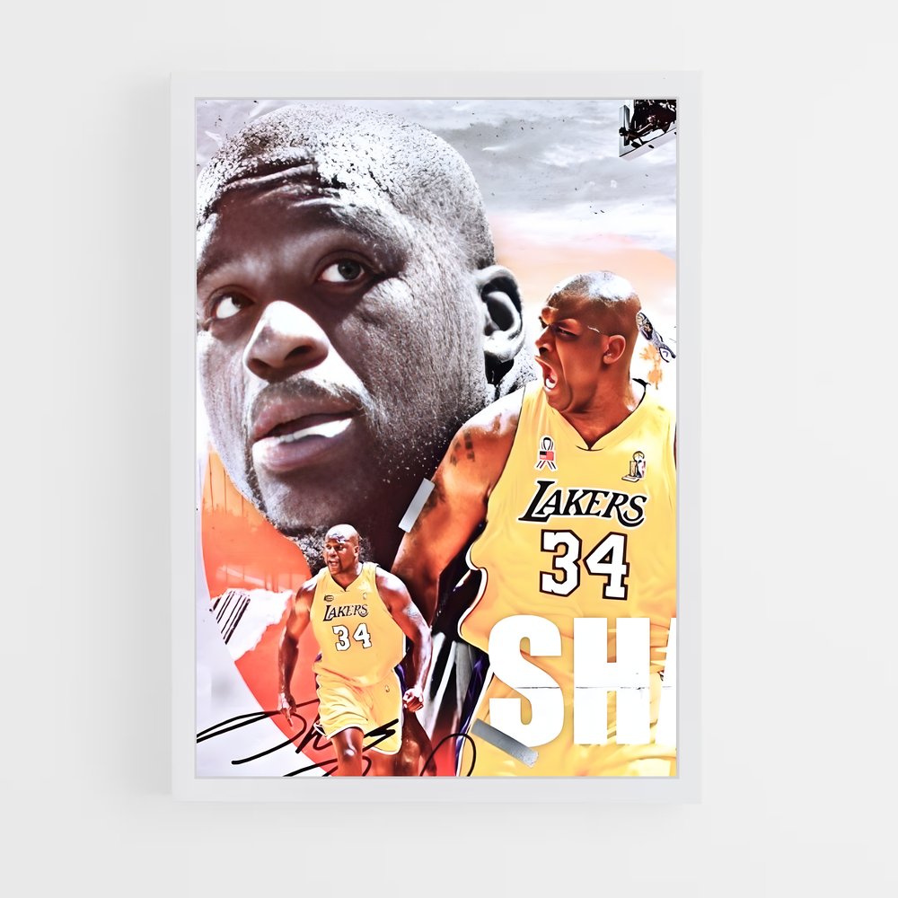 Poster Dominance sur le Terrain – affiche Basketball (vue 3)