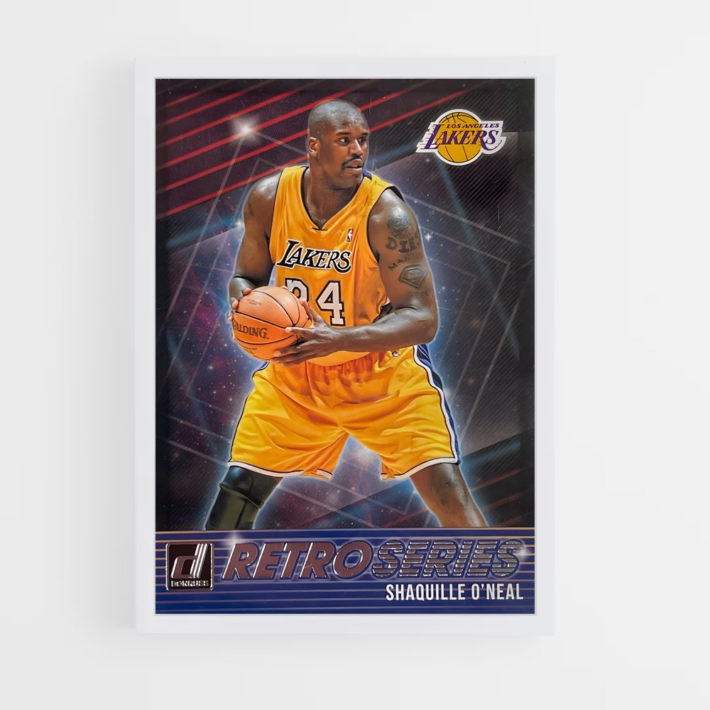 Poster RetroSeries Lakers – affiche Basketball (vue 3)
