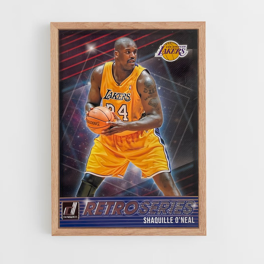 Poster RetroSeries Lakers – affiche Basketball (vue 4)