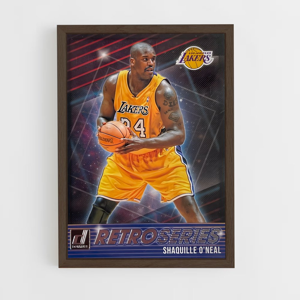 Poster RetroSeries Lakers – affiche Basketball (vue 5)