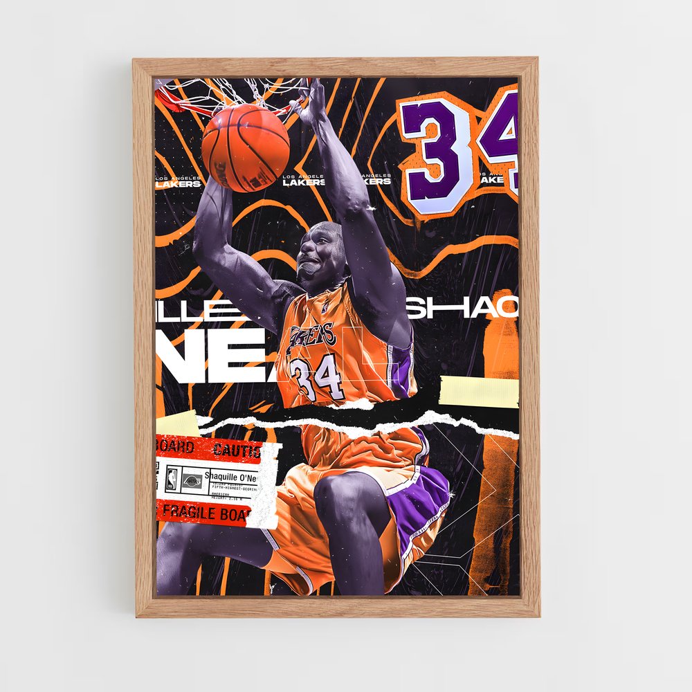 Poster Slam Dunk 34 – affiche Basketball (vue 4)