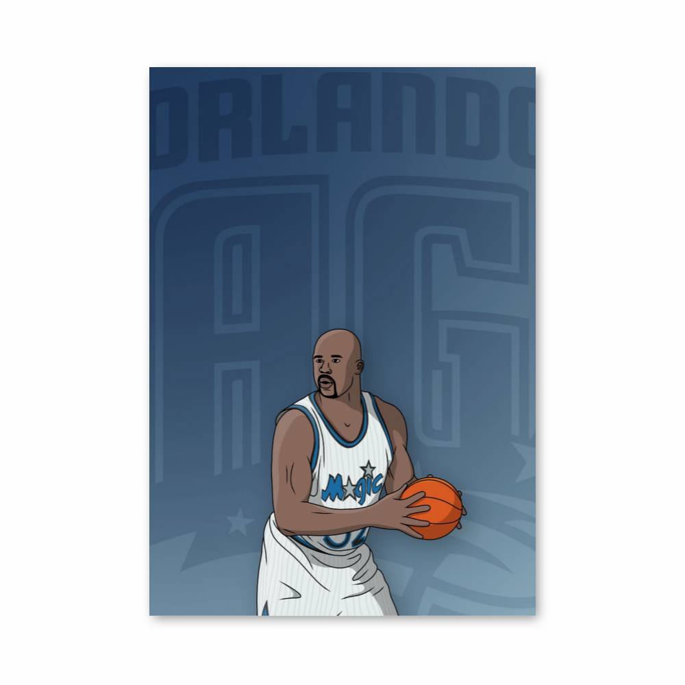 Poster Orlando Dunk – affiche Basketball