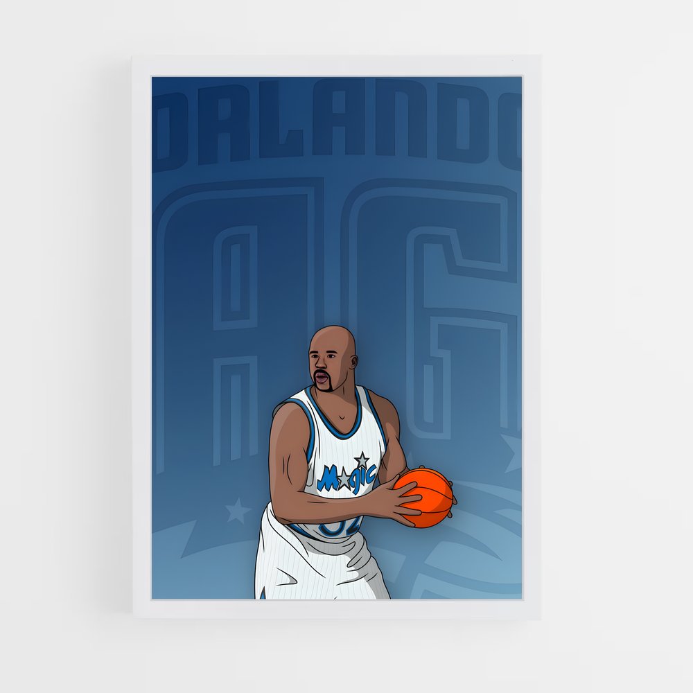 Poster Orlando Dunk – affiche Basketball (vue 3)