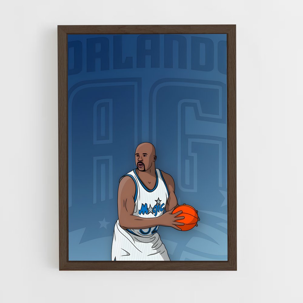 Poster Orlando Dunk – affiche Basketball (vue 5)