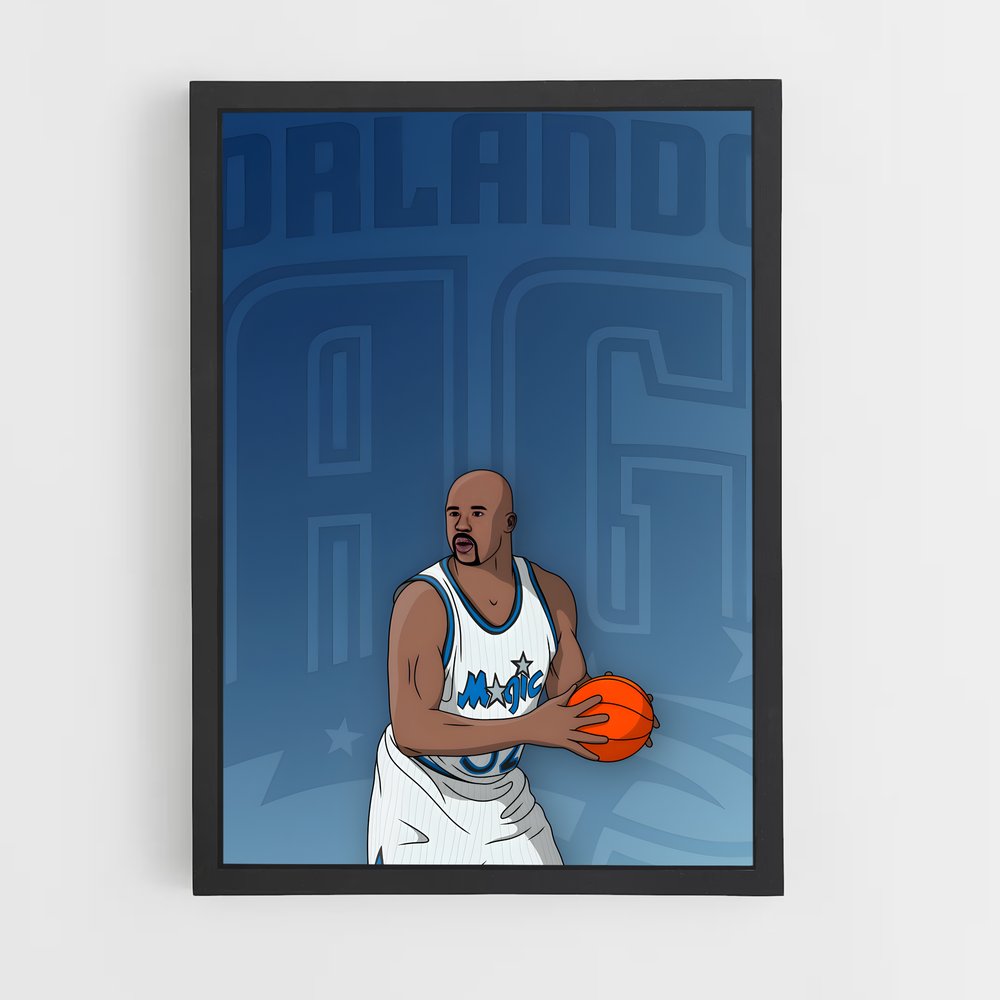 Poster Orlando Dunk – affiche Basketball (vue 2)