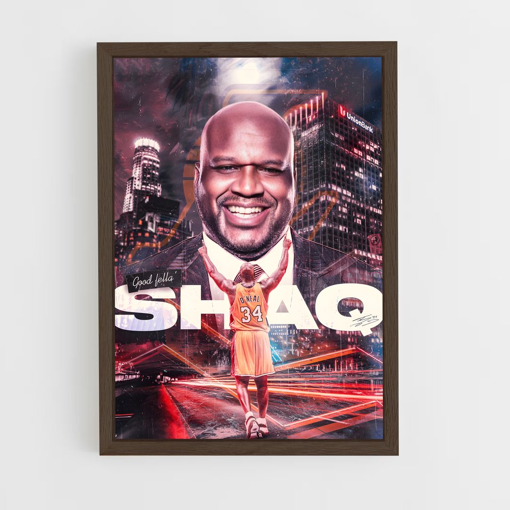 Poster Grandeur Shaq – affiche Basketball (vue 5)