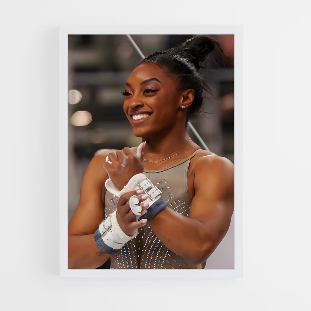 Poster Simone Biles Gymnastique – affiche Jeux Olympiques (vue 3)