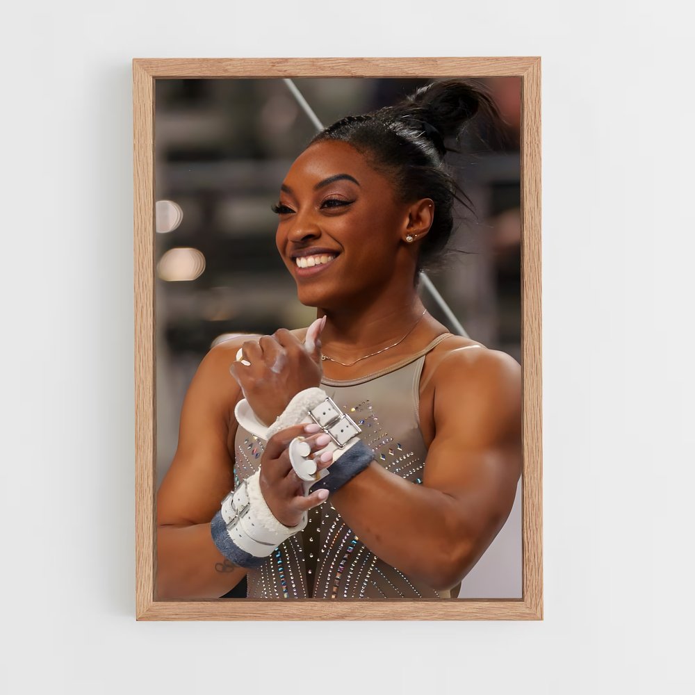 Poster Simone Biles Gymnastique – affiche Jeux Olympiques (vue 4)