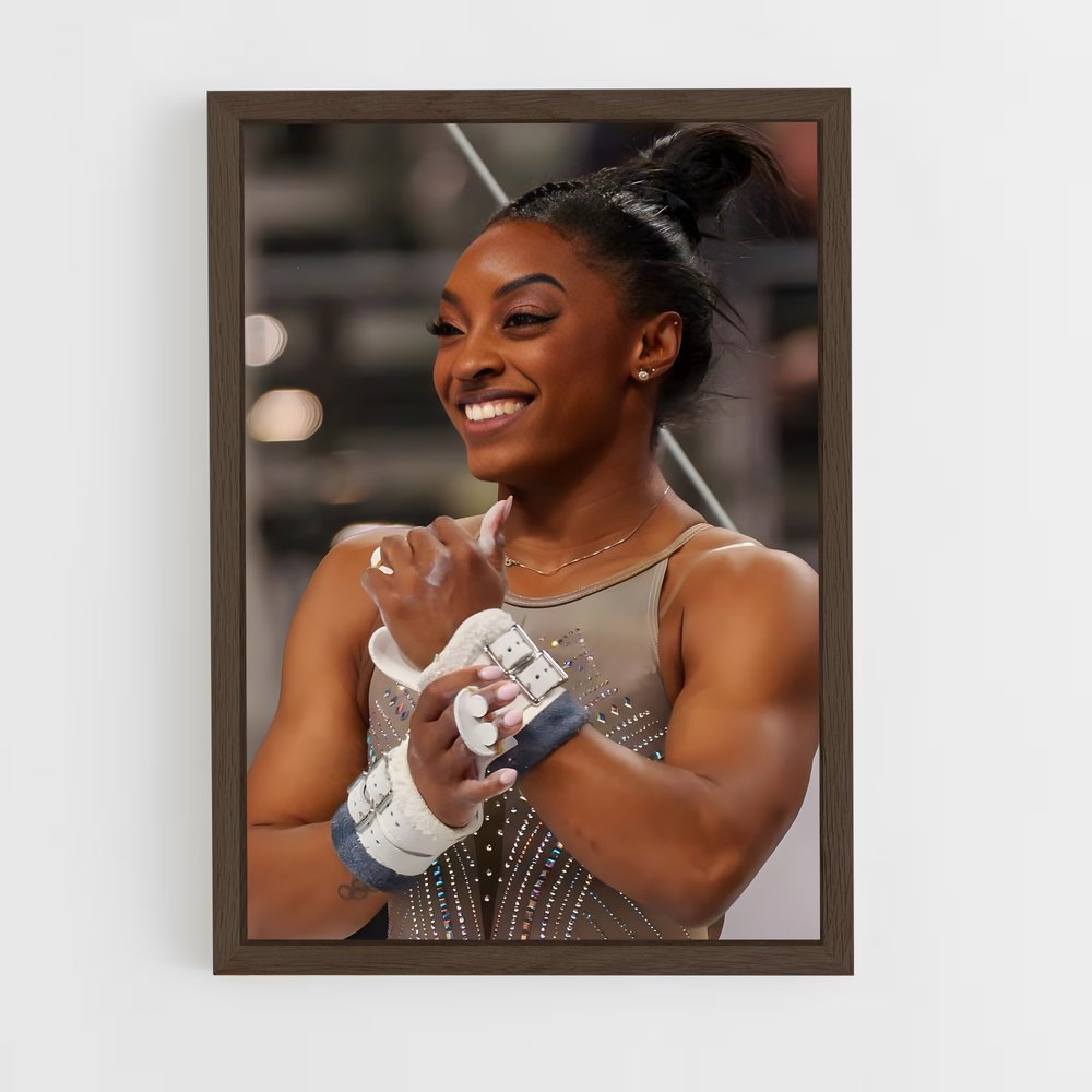 Poster Simone Biles Gymnastique – affiche Jeux Olympiques (vue 5)