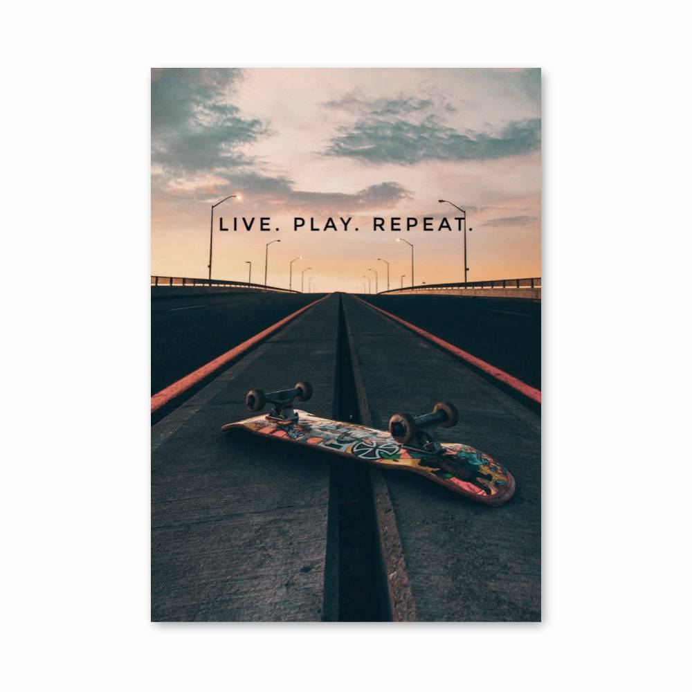 Poster Ride On – affiche Skateboard