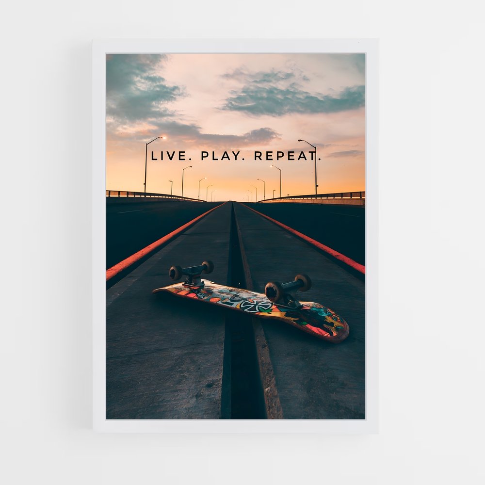 Poster Ride On – affiche Skateboard (vue 3)