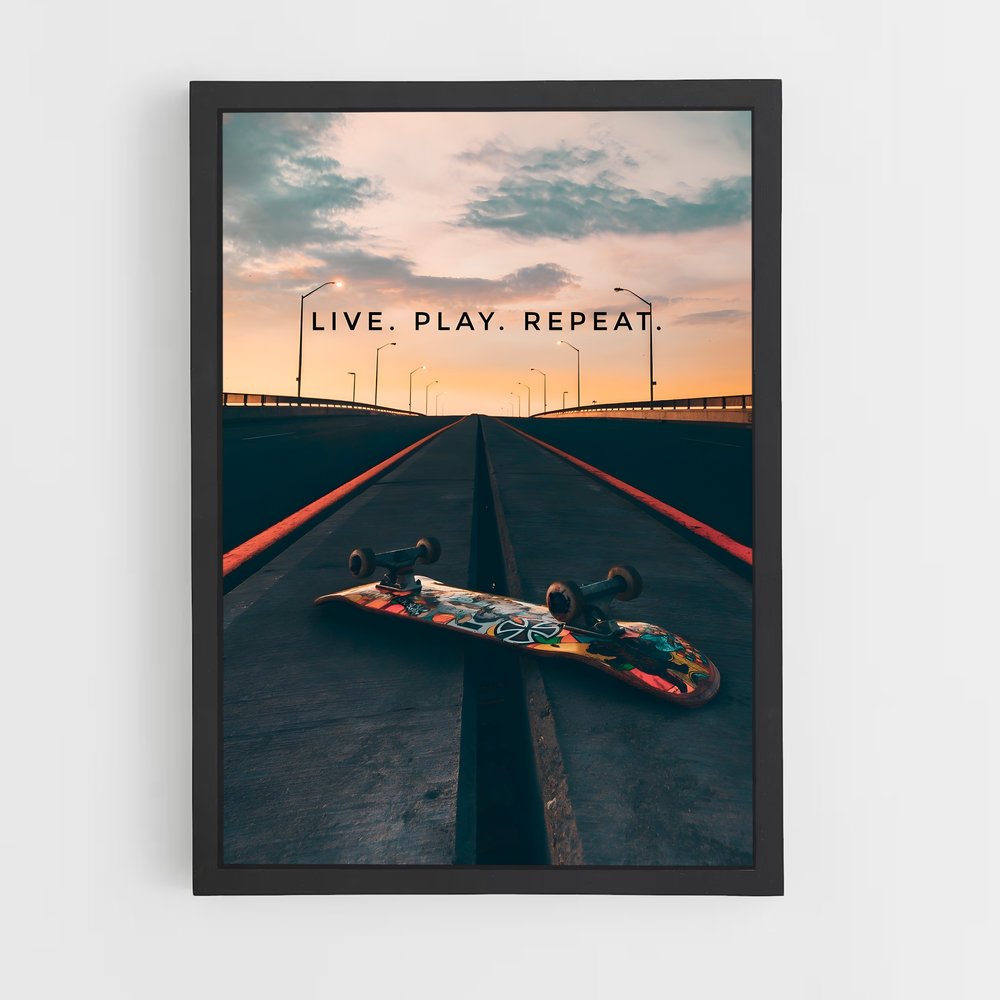 Poster Ride On – affiche Skateboard (vue 2)