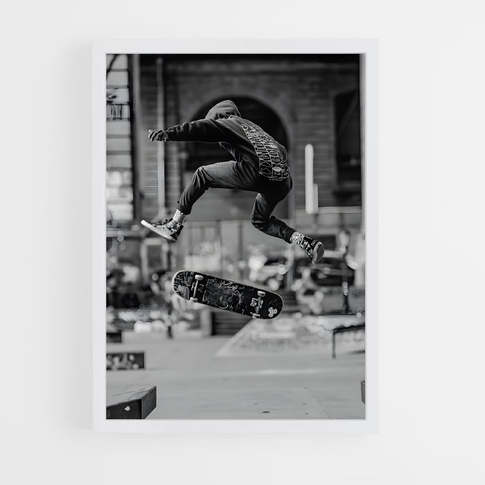 Poster Skate Urbain – affiche Skateboard (vue 3)