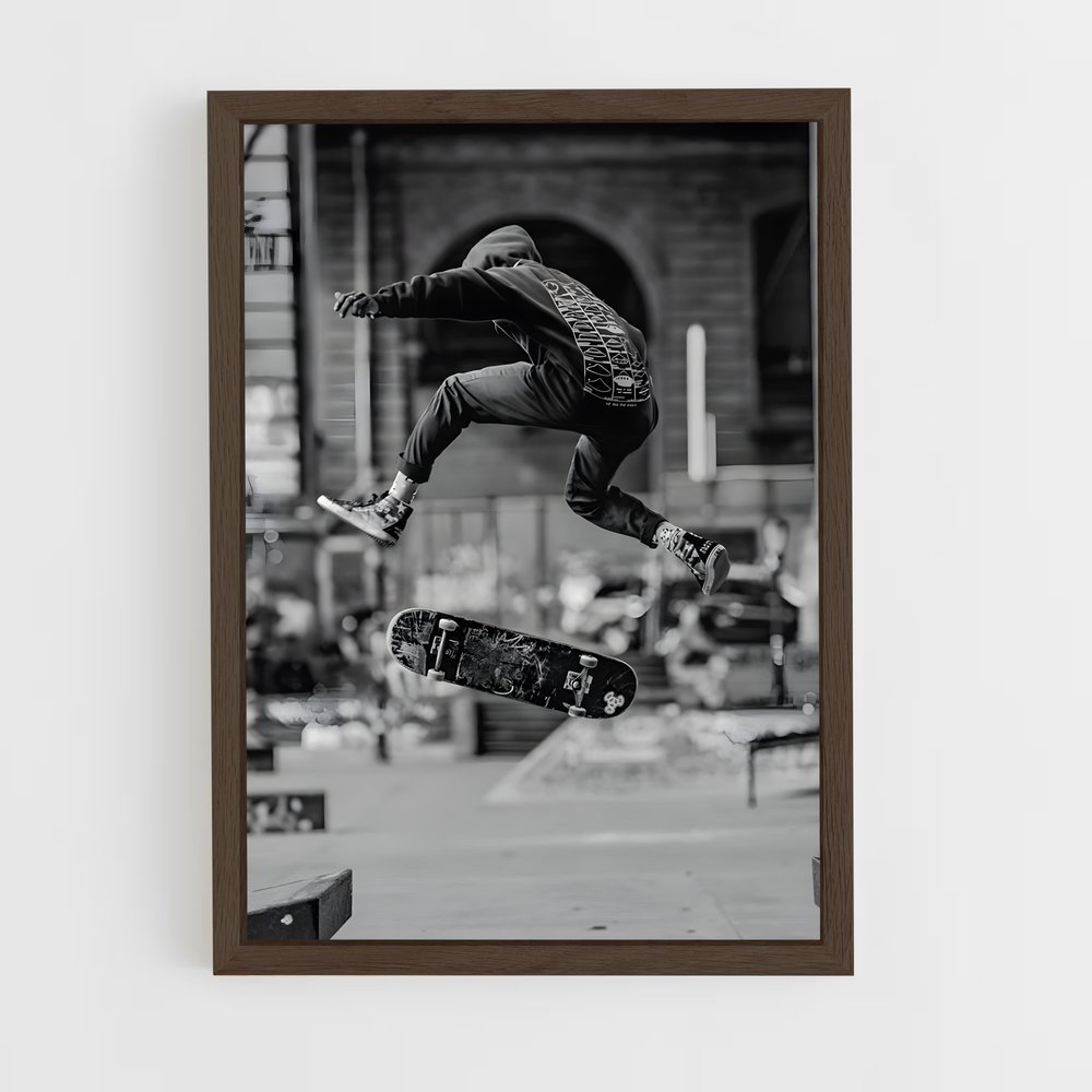 Poster Skate Urbain – affiche Skateboard (vue 5)